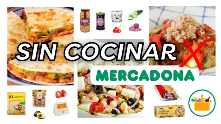 Cinco Alimentos Saludables de Mercadona para Comer Sin Cocinar