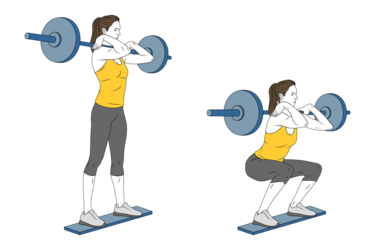 Sentadilla Frontal con Barra Talones Elevados: Guía Completa para Dominar la Técnica